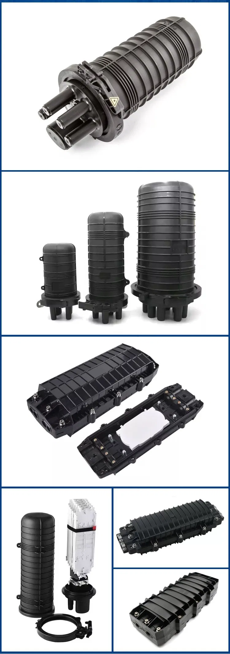 FTTH Box Distribution Enclosure Dome Closure Joint 12 24 48 Core Fiber Optic Splice Closure Optical Fiber Cable Equipment
