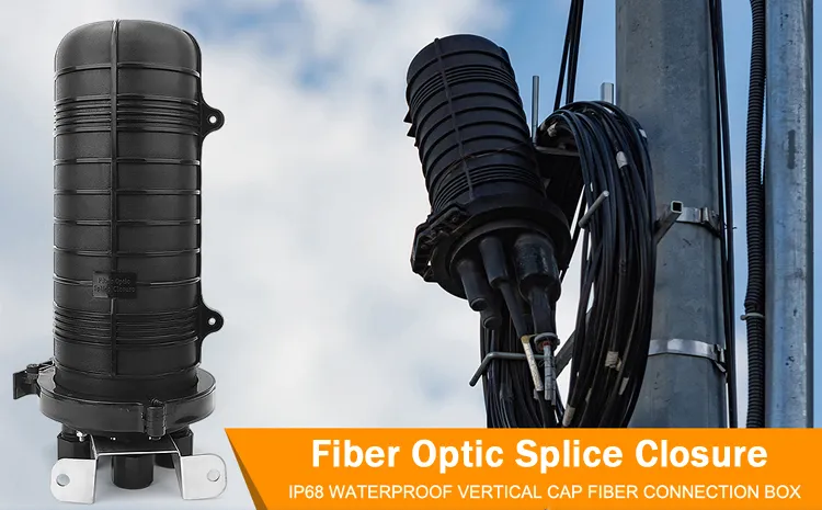FTTH Box Distribution Enclosure Dome Closure Joint 12 24 48 Core Fiber Optic Splice Closure Optical Fiber Cable Equipment