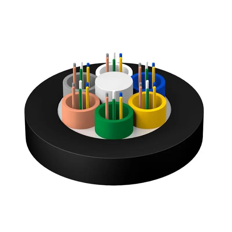 Non-Armored Stranded Loose Tube Flame Retardant FRP Gyftzy Optical Fiber Cable