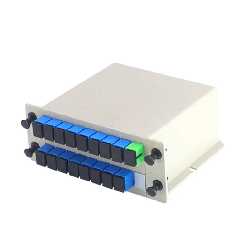1x16 Single Mode Card Insertion type Fttx Fiber Plc Splitter Box