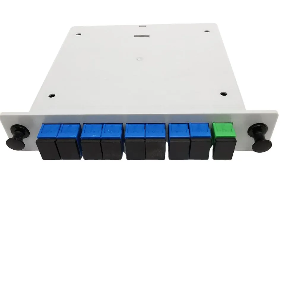 1x16 Single Mode Card Insertion type Fttx Fiber Plc Splitter Box