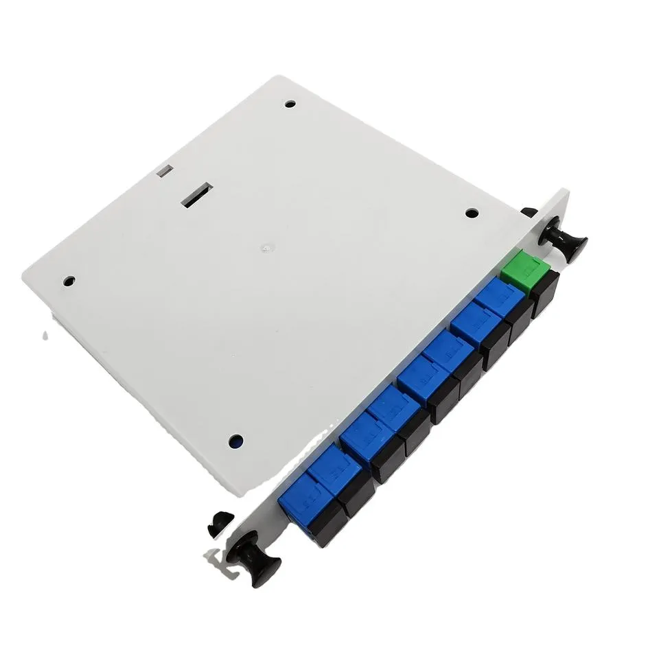 1x16 Single Mode Card Insertion type Fttx Fiber Plc Splitter Box