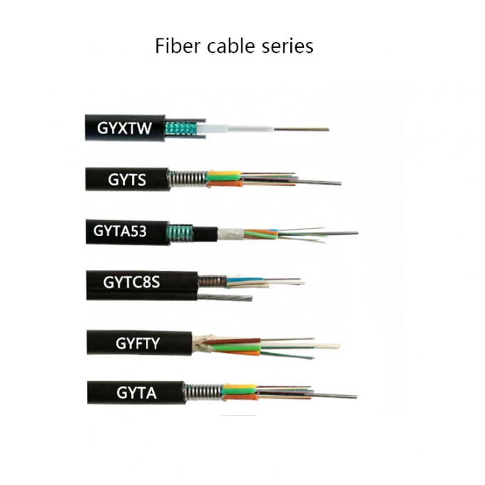 Stranded Loose Tube Light Outdoor Armored Fiber Optic Cable GYTA Optical Fiber Cable 0