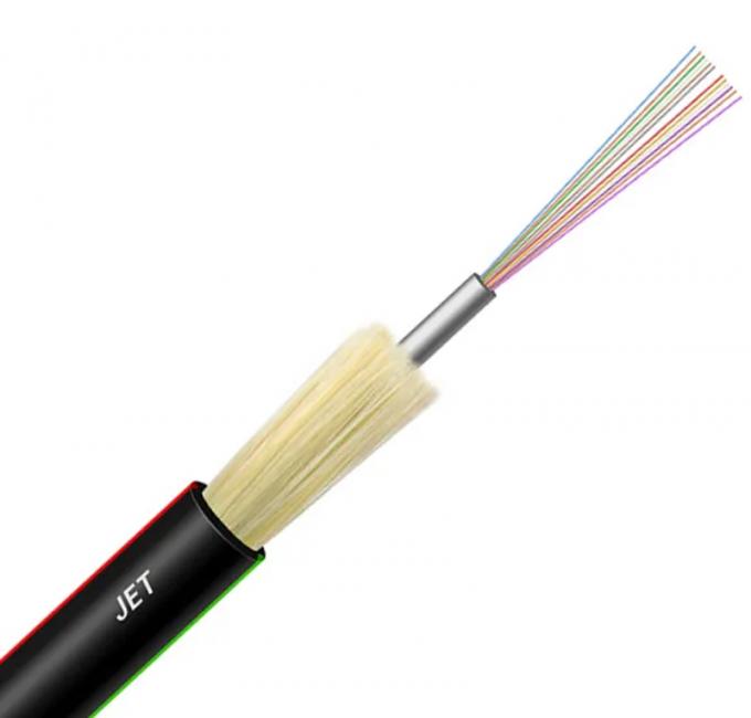 OEM Outdoor Fiber Optical Cable JET 1-24 Cores G652D G657A OM1 OM2 OM3 OM4 Communication Cables 0